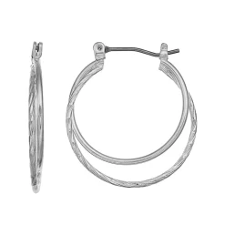 Sonoma Goods For Life⢠Double Hoop Earrings