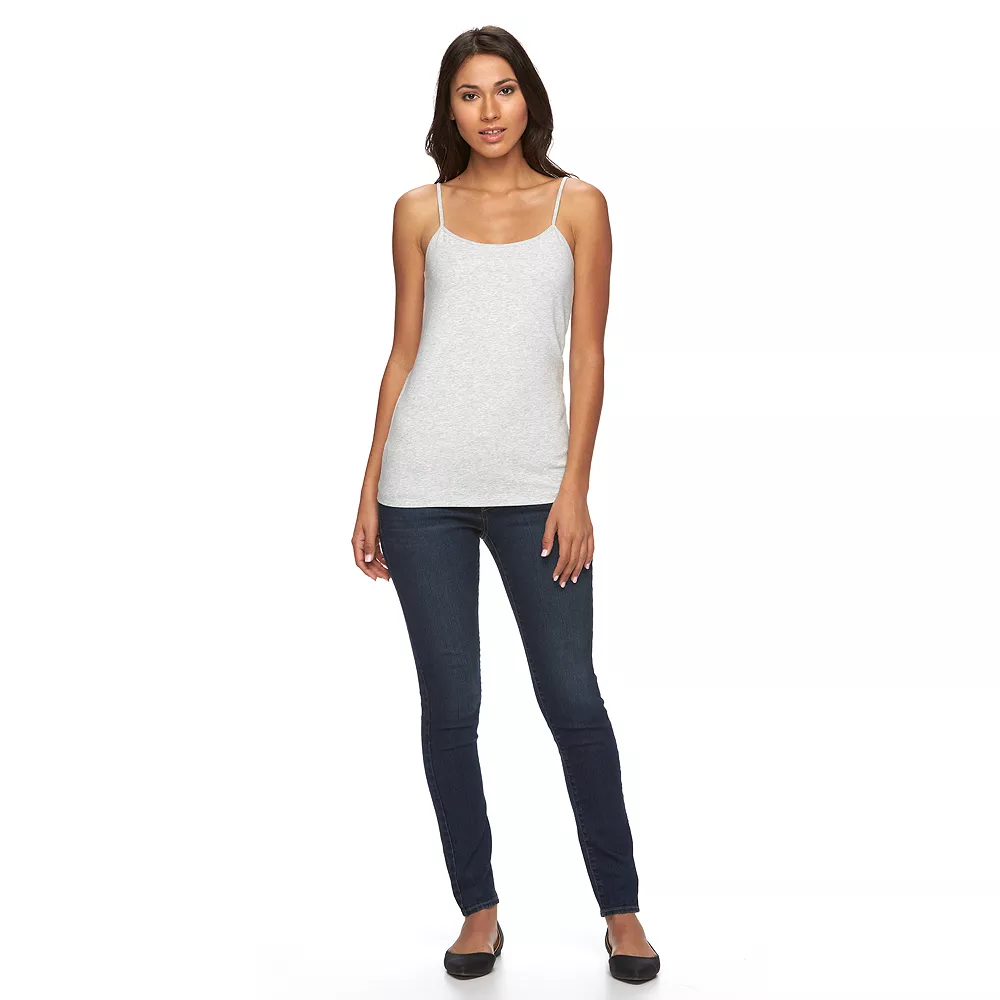Women's Sonoma Goods For Life® Everyday Built-In Support Camisole Women's Sonoma Goods For Life® Everyday Built-In Support Camisole -Sonoma Goods For Life Shop 2433356 ALT2