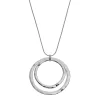 Sonoma Goods For Life™ Long Hammered Double Ring Pendant Necklace -Sonoma Goods For Life Shop 2444815