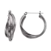Sonoma Goods For Life™ Textured Crisscross Multi Hoop Earrings