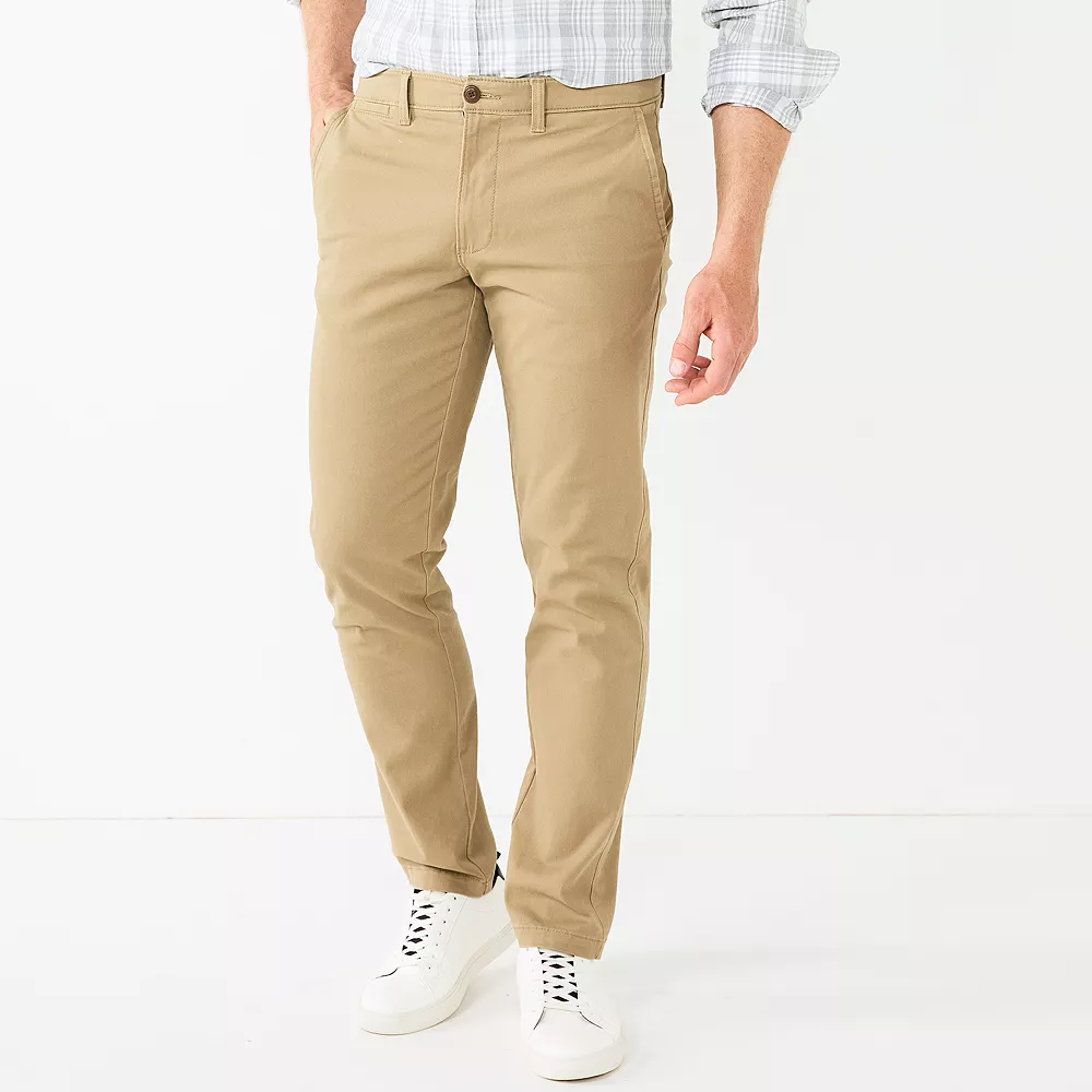 Men's Sonoma Goods For Life® Straight-Fit Stretch Chino Pants Men's Sonoma Goods For Life® Straight-Fit Stretch Chino Pants -Sonoma Goods For Life Shop 2865618 Light Khaki