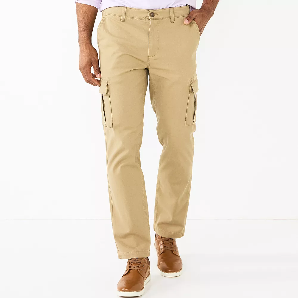 Men's Sonoma Goods For Life® Straight-Fit Cargo Pants Men's Sonoma Goods For Life® Straight-Fit Cargo Pants -Sonoma Goods For Life Shop 3023504 Light Khaki