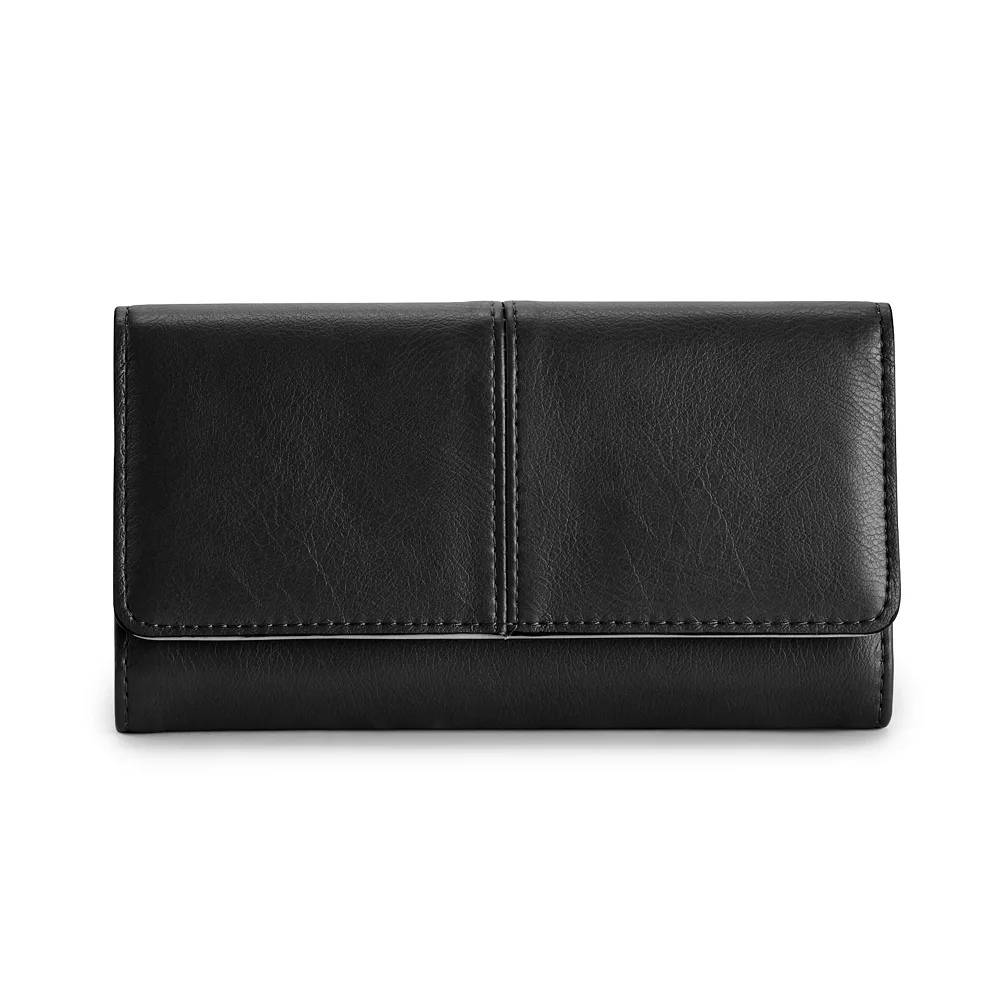 Sonoma Goods For Life® Keelan RFID-Blocking File Master Wallet Sonoma Goods For Life® Keelan RFID-Blocking File Master Wallet -Sonoma Goods For Life Shop 3038096 Midnight Black