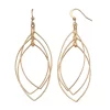 Sonoma Goods For Life™ Nickel Free Triple Marquise Drop Earrings 1 Sonoma Goods For Life™ Nickel Free Triple Marquise Drop Earrings -Sonoma Goods For Life Shop 3371978 Gold Tone