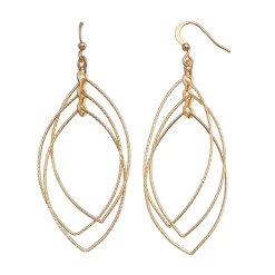 Sonoma Goods For Life™ Nickel Free Triple Marquise Drop Earrings