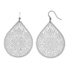 Sonoma Goods For Life® Filigree Teardrop Earrings -Sonoma Goods For Life Shop 3372050 Silver Tone
