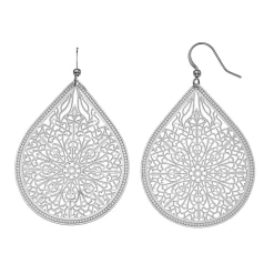 Sonoma Goods For LifeĀ® Filigree Teardrop Earrings