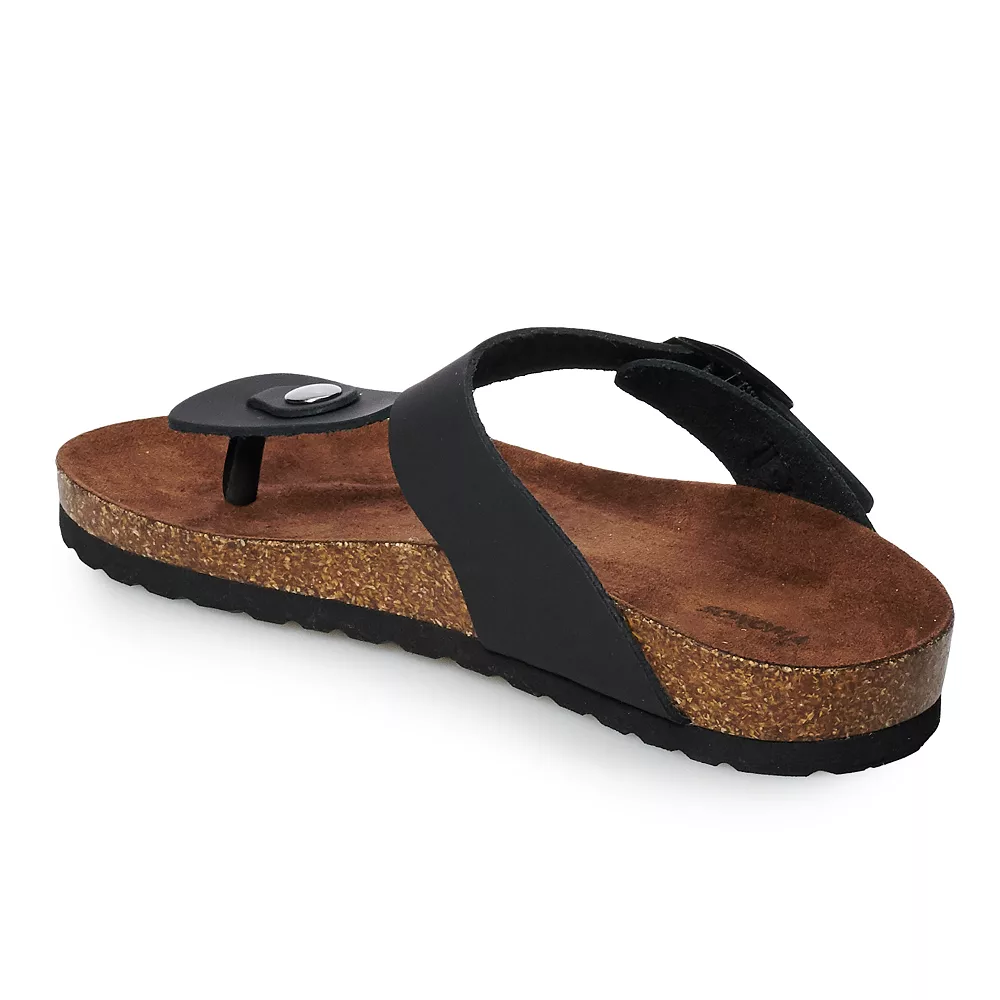Sonoma Goods For Life® Porcelain Leather Slide Sandals Sonoma Goods For Life® Porcelain Leather Slide Sandals -Sonoma Goods For Life Shop 3519235 ALT