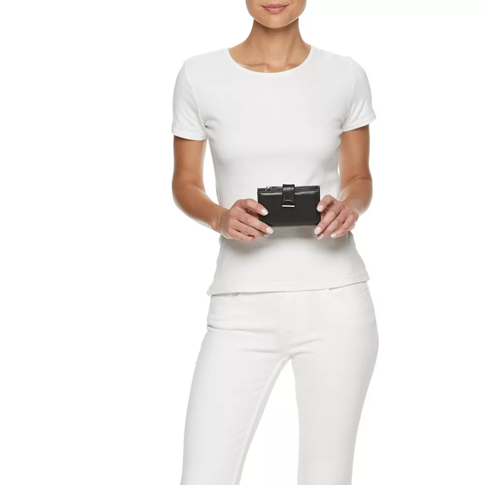 Sonoma Goods For Life® RFID-Blocking Lambskin Tab Wallet Sonoma Goods For Life® RFID-Blocking Lambskin Tab Wallet -Sonoma Goods For Life Shop 3625014 ALT9