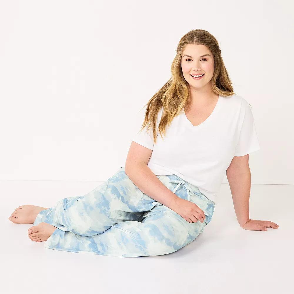 Plus Size Sonoma Goods For Life® Knit Pajama Pants Plus Size Sonoma Goods For Life® Knit Pajama Pants -Sonoma Goods For Life Shop 4212360 ALT3