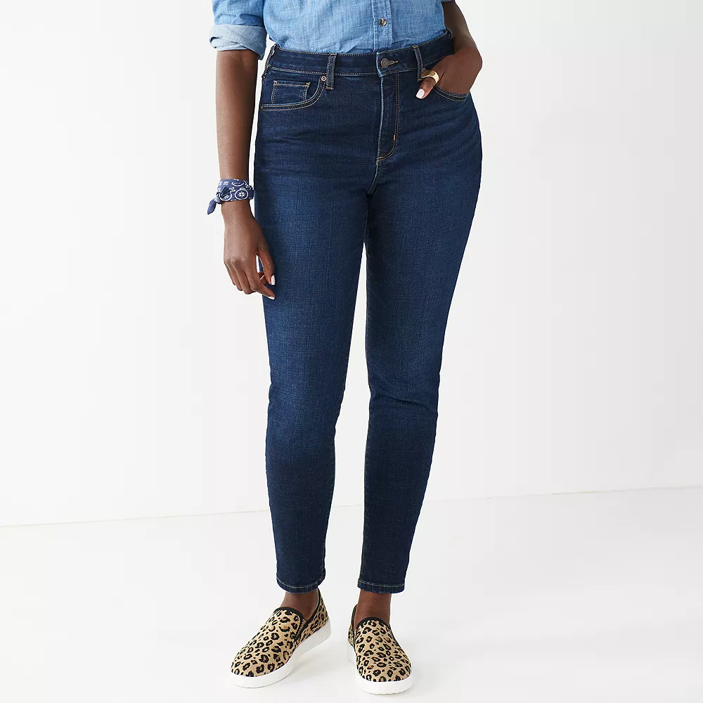 Women's Sonoma Goods For Life® Curvy High-Waisted Skinny Jeans Women's Sonoma Goods For Life® Curvy High-Waisted Skinny Jeans -Sonoma Goods For Life Shop 4342530 Buena