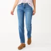 Women's Sonoma Goods For Life® Straight-Leg High-Waisted Curvy Jeans -Sonoma Goods For Life Shop 4380113 Medium