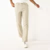 Men’s Sonoma Goods For Life® Regular-Fit 5-Pocket Everyday Pants -Sonoma Goods For Life Shop 4869296 Khaki