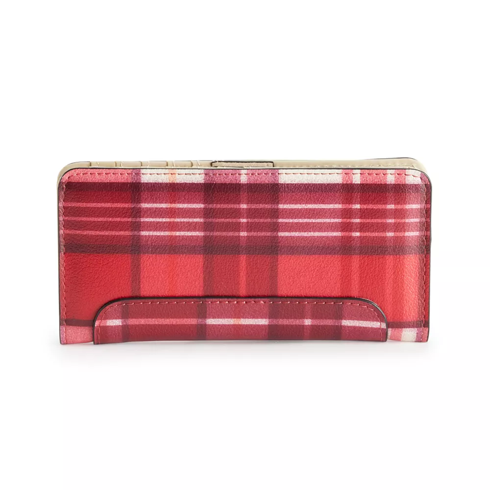 Sonoma Goods For Life® Staves RFID-Blocking Slim Wallet Sonoma Goods For Life® Staves RFID-Blocking Slim Wallet -Sonoma Goods For Life Shop 5009992 Red Plaid