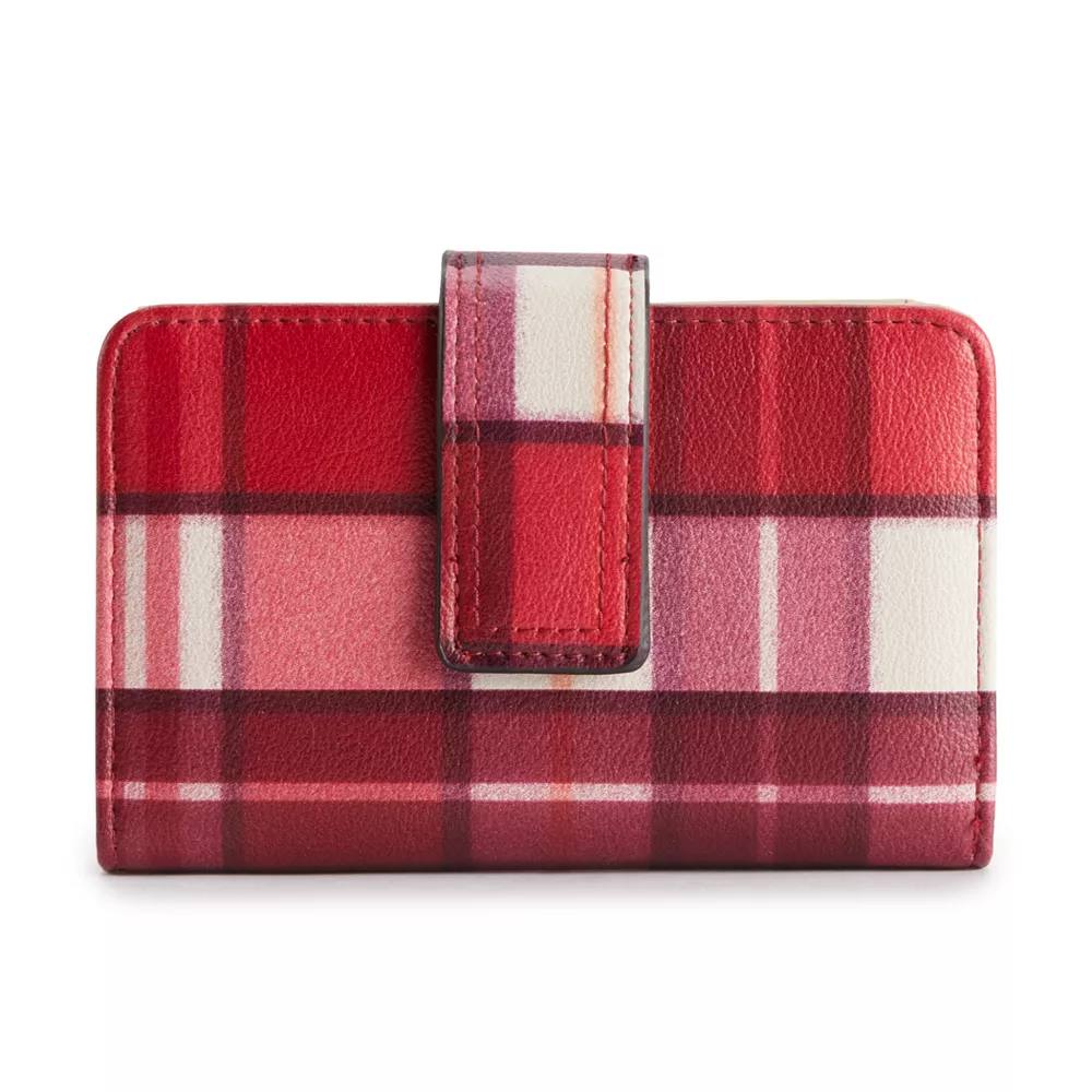 Sonoma Goods For Life® Abbey RFID-Blocking Indexer Wallet Sonoma Goods For Life® Abbey RFID-Blocking Indexer Wallet -Sonoma Goods For Life Shop 5014566 Red Plaid