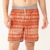 Men's Sonoma Goods For Life® Scallop Swim Trunks -Sonoma Goods For Life Shop 5036573 Red Dye Effect