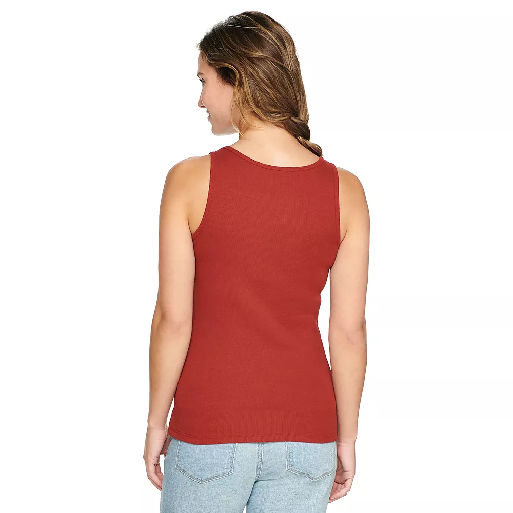 Women's Sonoma Goods For Life® Everyday Ribbed Tank Women's Sonoma Goods For Life® Everyday Ribbed Tank -Sonoma Goods For Life Shop 5046234 ALT
