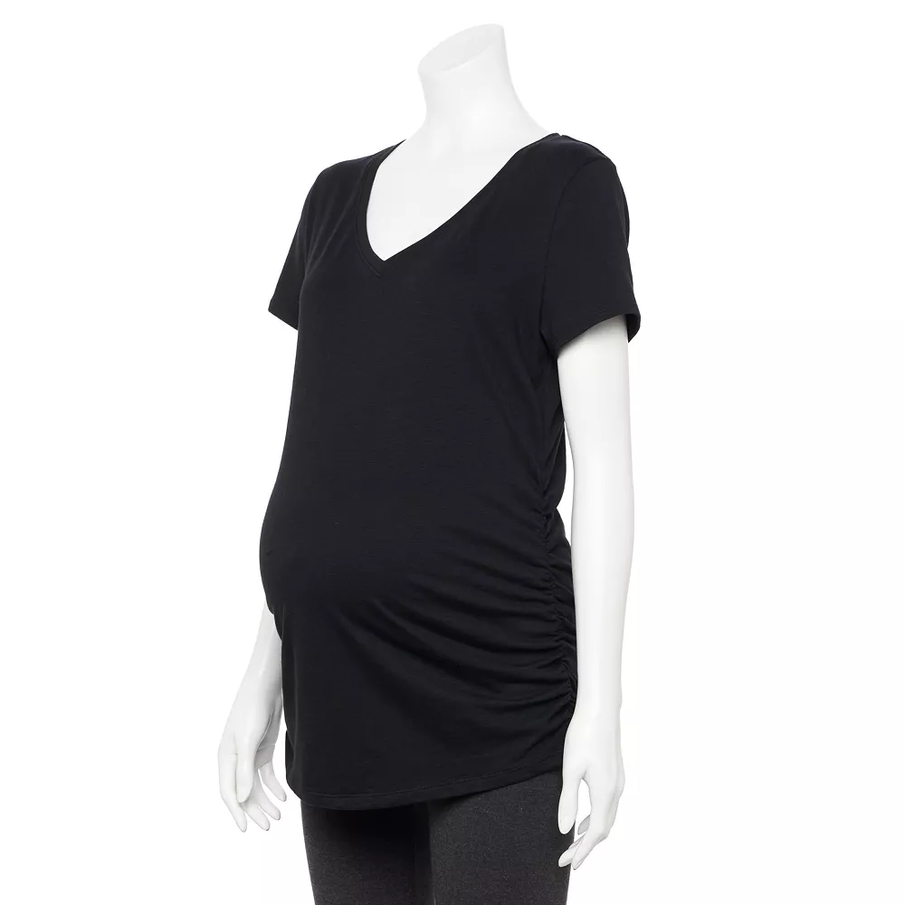 Maternity Sonoma Goods For Life® 2-pack Essential Short Sleeve Tee Maternity Sonoma Goods For Life® 2-pack Essential Short Sleeve Tee -Sonoma Goods For Life Shop 5145387 ALT