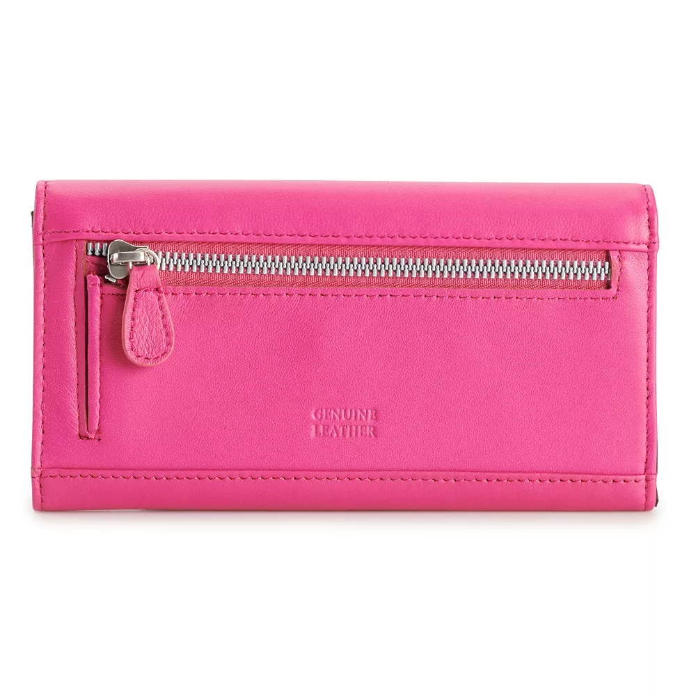 Sonoma Goods For Life® Lambskin Leather RFID-Blocking Full Clutch Wallet Sonoma Goods For Life® Lambskin Leather RFID-Blocking Full Clutch Wallet -Sonoma Goods For Life Shop 5176366 ALT