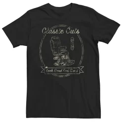 Men's Sonoma Goods For Life® Classic Cuts Barber Shop Distressed Logo Tee