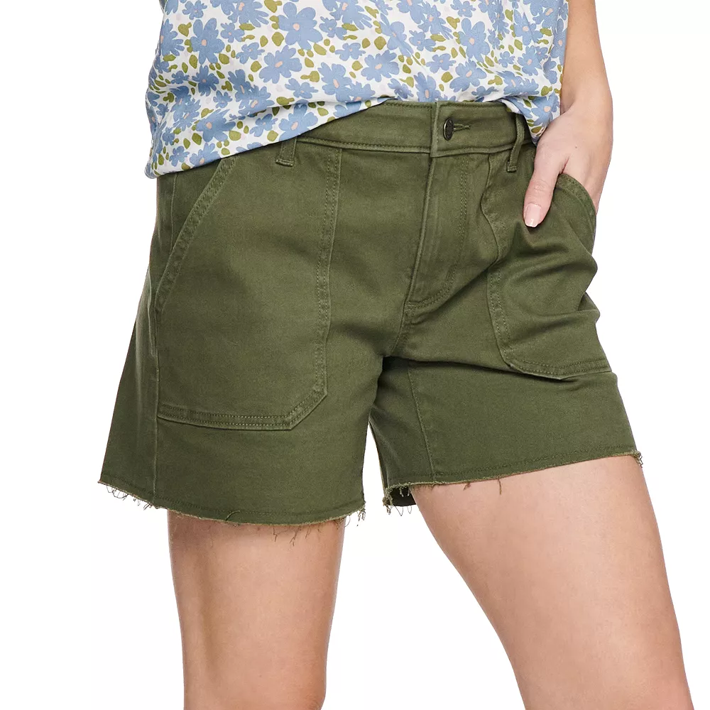 Women's Sonoma Goods For Life® High-Waist 5" Jean Shorts Women's Sonoma Goods For Life® High-Waist 5" Jean Shorts -Sonoma Goods For Life Shop 5218635 Lander Green