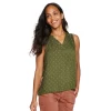 Petite Sonoma Goods For Life® Sleeveless V-Neck Top 1 Petite Sonoma Goods For Life® Sleeveless V-Neck Top -Sonoma Goods For Life Shop 5222594 Olive Geo