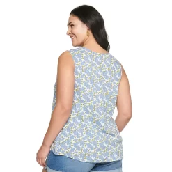 Plus Size Sonoma Goods For Life® V-Neck Tank -Sonoma Goods For Life Shop 5226888 ALT