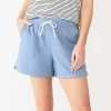 Petite Sonoma Goods For Life® French Terry Sweat Shorts -Sonoma Goods For Life Shop 5241314 Gear Blue