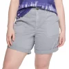 Plus Size Sonoma Goods For Life® Utility Bermuda Shorts -Sonoma Goods For Life Shop 5242679 Light Gray