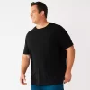 Big & Tall Sonoma Goods For Life® Seriously Soft Crewneck Tee -Sonoma Goods For Life Shop 5267905 Black