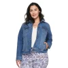 Plus Size Sonoma Goods For Life® Button Front Jean Jacket 1 Plus Size Sonoma Goods For Life® Button Front Jean Jacket -Sonoma Goods For Life Shop 5269795 Medium Wash