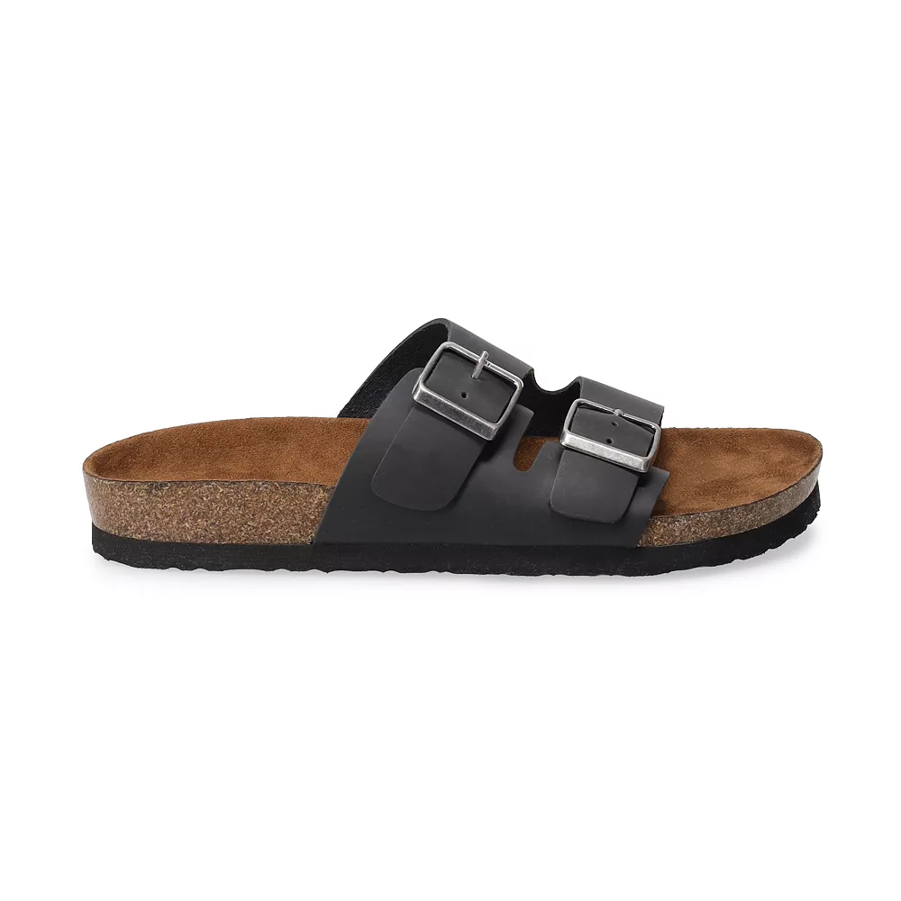 Sonoma Goods For Life® Raymond 02 Men's Leather Slide Sandals Sonoma Goods For Life® Raymond 02 Men's Leather Slide Sandals -Sonoma Goods For Life Shop 5344268 ALT