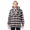 Men's Sonoma Goods For Life® Flannel Hooded Shirt Jacket -Sonoma Goods For Life Shop 5470838 Black Grey Red