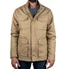 Men's Sonoma Goods For Life® Fleece-Lined Canvas Jacket -Sonoma Goods For Life Shop 5470842 Khaki