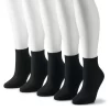Women's Sonoma Goods For Life® 5 Pack Neutral Color Quarter Socks -Sonoma Goods For Life Shop 5497542 Black