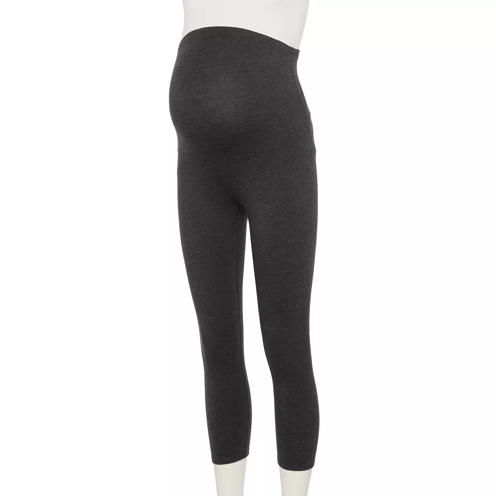 Maternity Sonoma Goods For Life® Over-The-Belly Cropped Leggings Maternity Sonoma Goods For Life® Over-The-Belly Cropped Leggings -Sonoma Goods For Life Shop 5519721 Grey