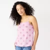 Women's Sonoma Goods For Life® Squareneck Camisole 2 Women's Sonoma Goods For Life® Squareneck Camisole -Sonoma Goods For Life Shop 5546411 Purple Floral