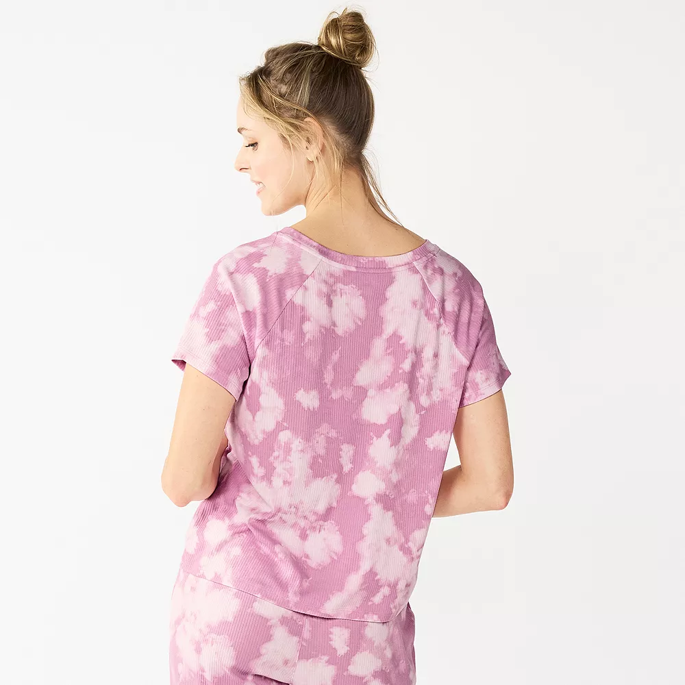 Women's Sonoma Goods For Life® Essential Short Sleeve Pajama Top Women's Sonoma Goods For Life® Essential Short Sleeve Pajama Top -Sonoma Goods For Life Shop 5553510 ALT