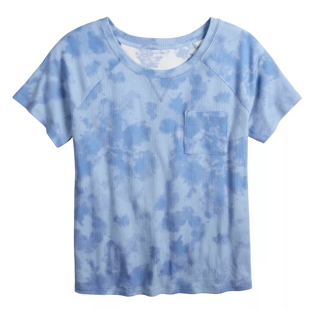 Women's Sonoma Goods For Life® Essential Short Sleeve Pajama Top Women's Sonoma Goods For Life® Essential Short Sleeve Pajama Top -Sonoma Goods For Life Shop 5553510 ALT5