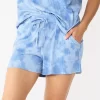 Women's Sonoma Goods For Life® Essential Pajama Shorts -Sonoma Goods For Life Shop 5553528 Blue Dye