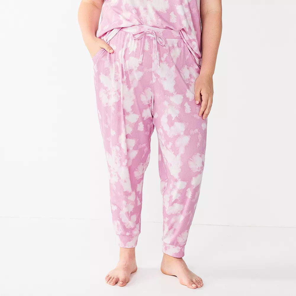 Plus Size Sonoma Goods For Life® Essential Banded Bottom Pajama Pants Plus Size Sonoma Goods For Life® Essential Banded Bottom Pajama Pants -Sonoma Goods For Life Shop 5553692 Purple Dye