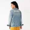 Maternity Sonoma Goods For Life® Embroidered "Mama" Jean Jacket -Sonoma Goods For Life Shop 5556612