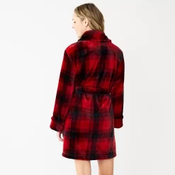 Women's Sonoma Goods For Life® Short Plush Robe -Sonoma Goods For Life Shop 5574694 ALT