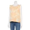 Women's Sonoma Goods For Life® French Terry Flutter-Sleeve Top -Sonoma Goods For Life Shop 5576747 Coral Floral