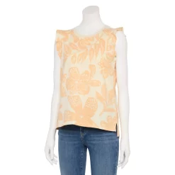 Women's Sonoma Goods For LifeĀ® French Terry Flutter-Sleeve Top