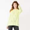 Women's Sonoma Goods For Life® Diamond Stitch Pullover Sweater -Sonoma Goods For Life Shop 5579763 Morning Green