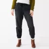 Women's Sonoma Goods For Life® Mid-Rise Denim Jogger Pants
