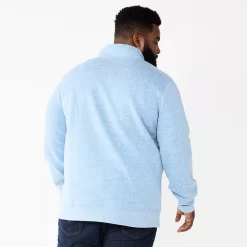 Big & Tall Sonoma Goods For Life® Quarter-Zip Fleece -Sonoma Goods For Life Shop 5591255 ALT