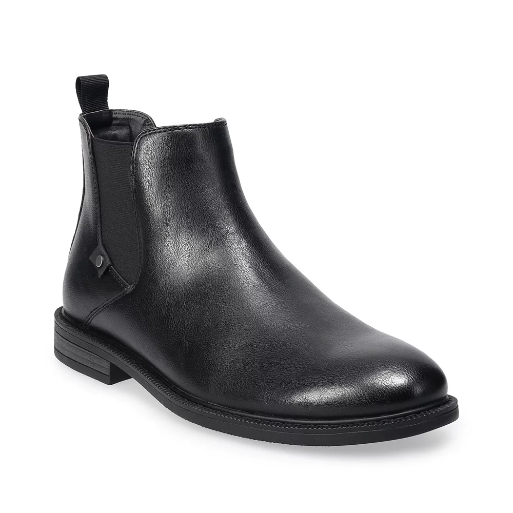Sonoma Goods For Life® Temperature Men's Casual Dress Chelsea Boots Sonoma Goods For Life® Temperature Men's Casual Dress Chelsea Boots -Sonoma Goods For Life Shop 5597451 Black