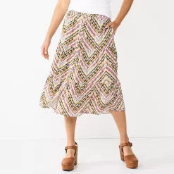 Women's Sonoma Goods For Life® Tiered Maxi Skirt